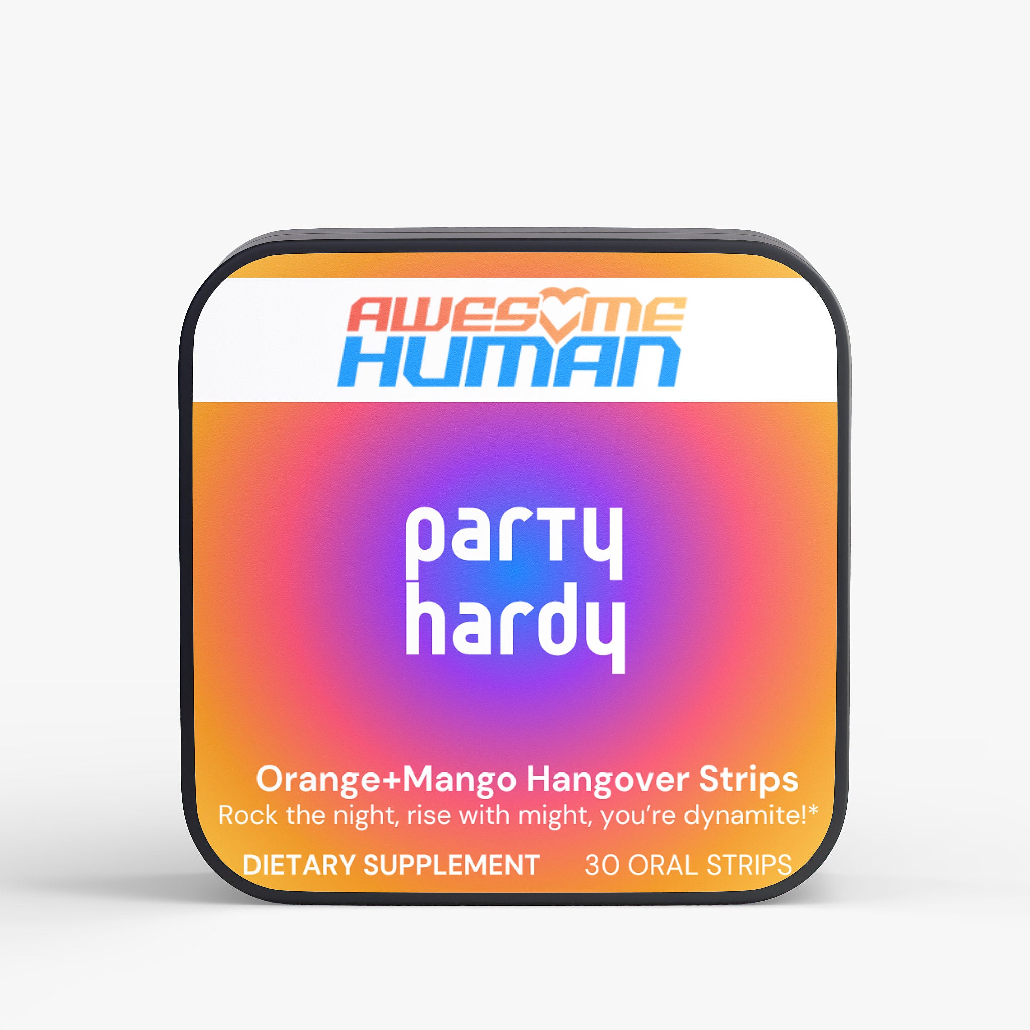 Party Hardy | Orange+Mango Hangover Strips - Awesome Human