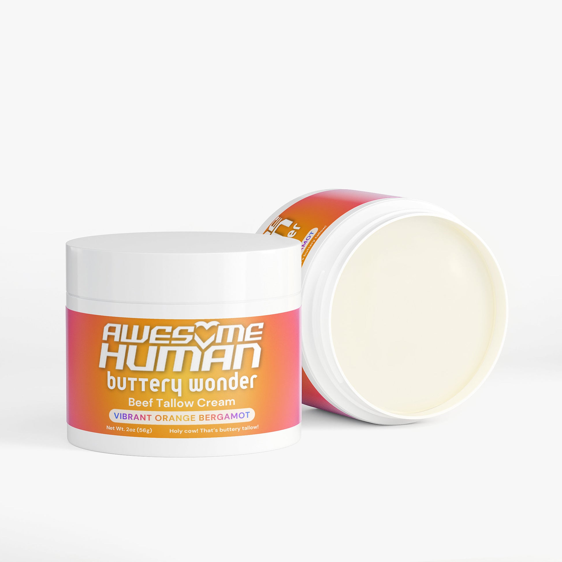 Buttery Wonder | Tallow Cream | Vibrant Orange & Bergamot - Awesome Human
