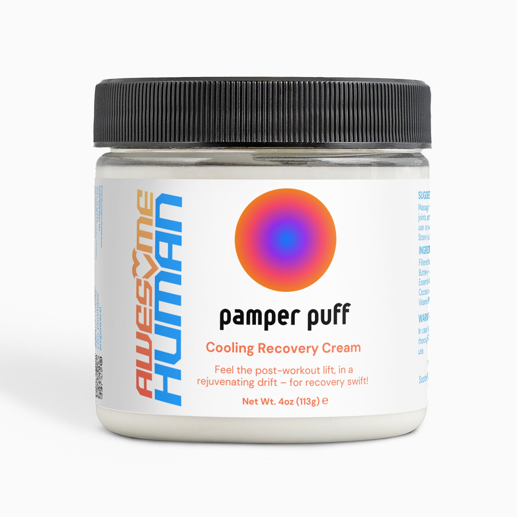 Pamper Puff | Cooling Muscle Recovery Cream - Awesome Human