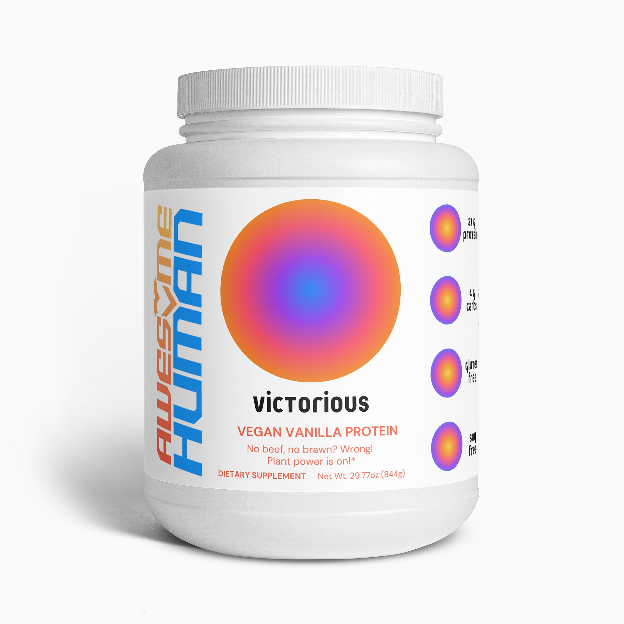 Victorious | Vanilla Vegan Plant Protein - Awesome Human