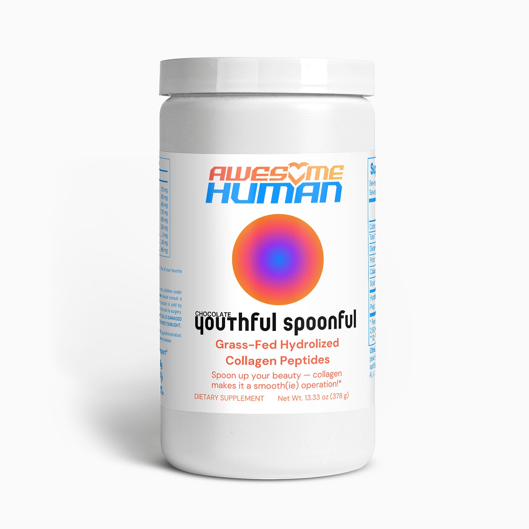 Youthful Spoonfull Chocolate | Hydrolized Collagen Peptides