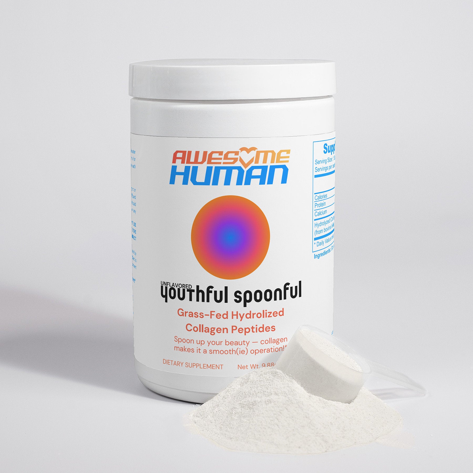 Youthful Spoonfull Unflavored | Hydrolized Collagen Peptides