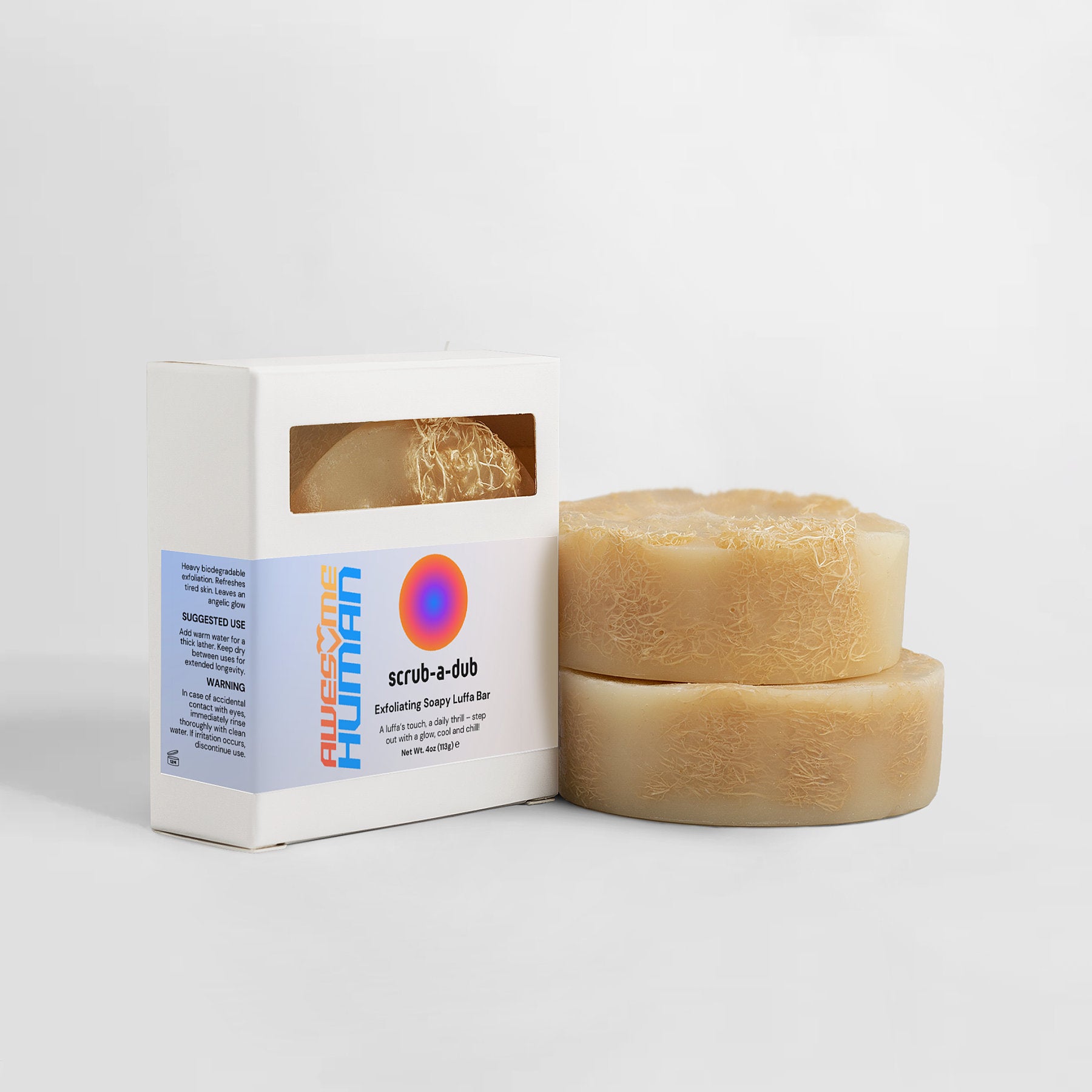 Scrub-a-Dub | Exfoliating Soapy Luffa Bar