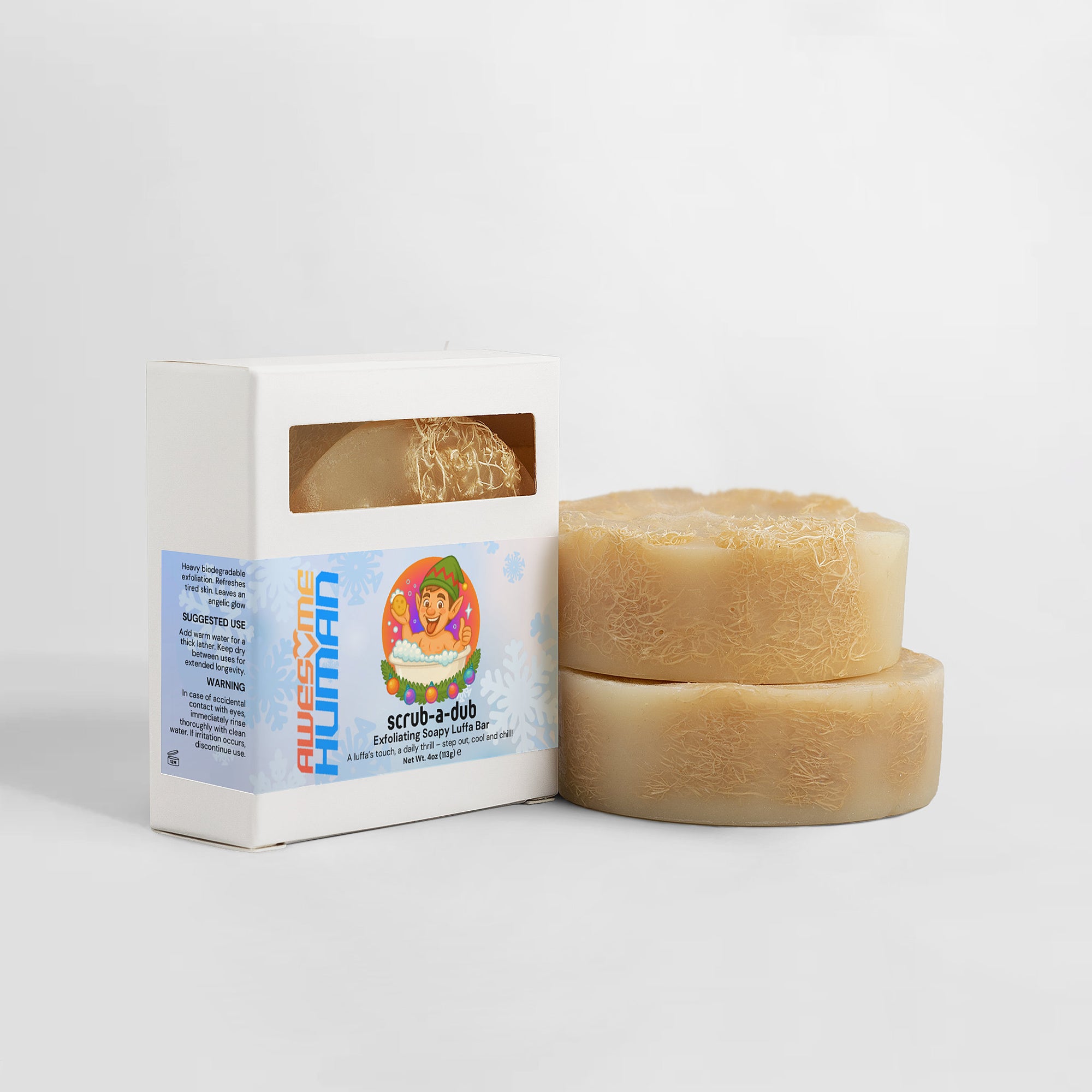 Scrub-a-Dub | Exfoliating Soapy Luffa Bar