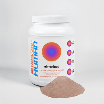 Victorious chocolate vegan plant protein powder pea protein cruelty-free