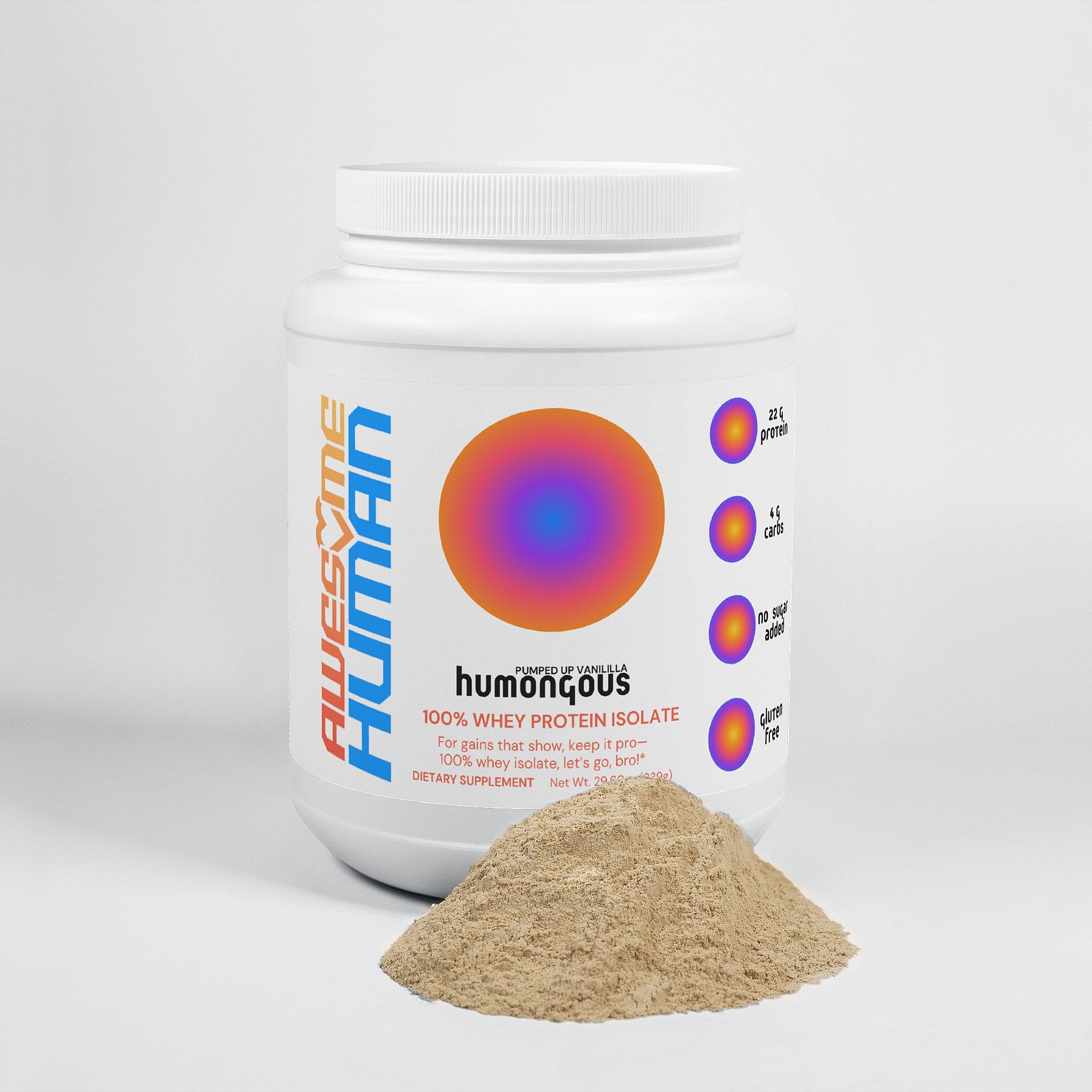 Humongous 100% Whey Protein | Vanilla – Awesome Human