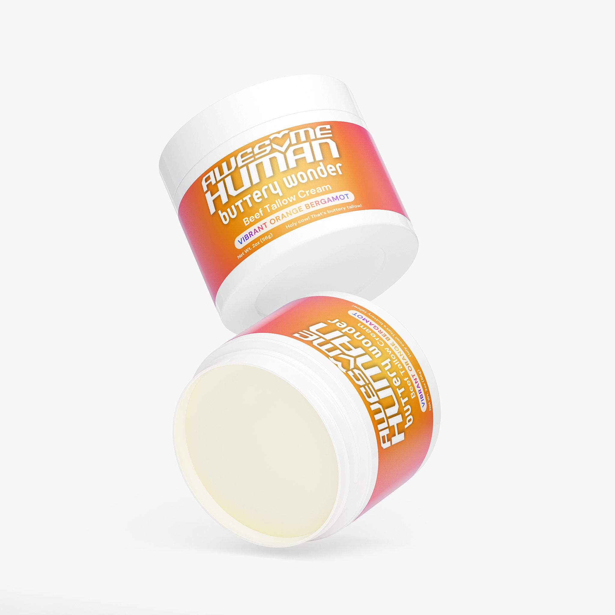 Buttery Wonder | Tallow Cream | Vibrant Orange & Bergamot
