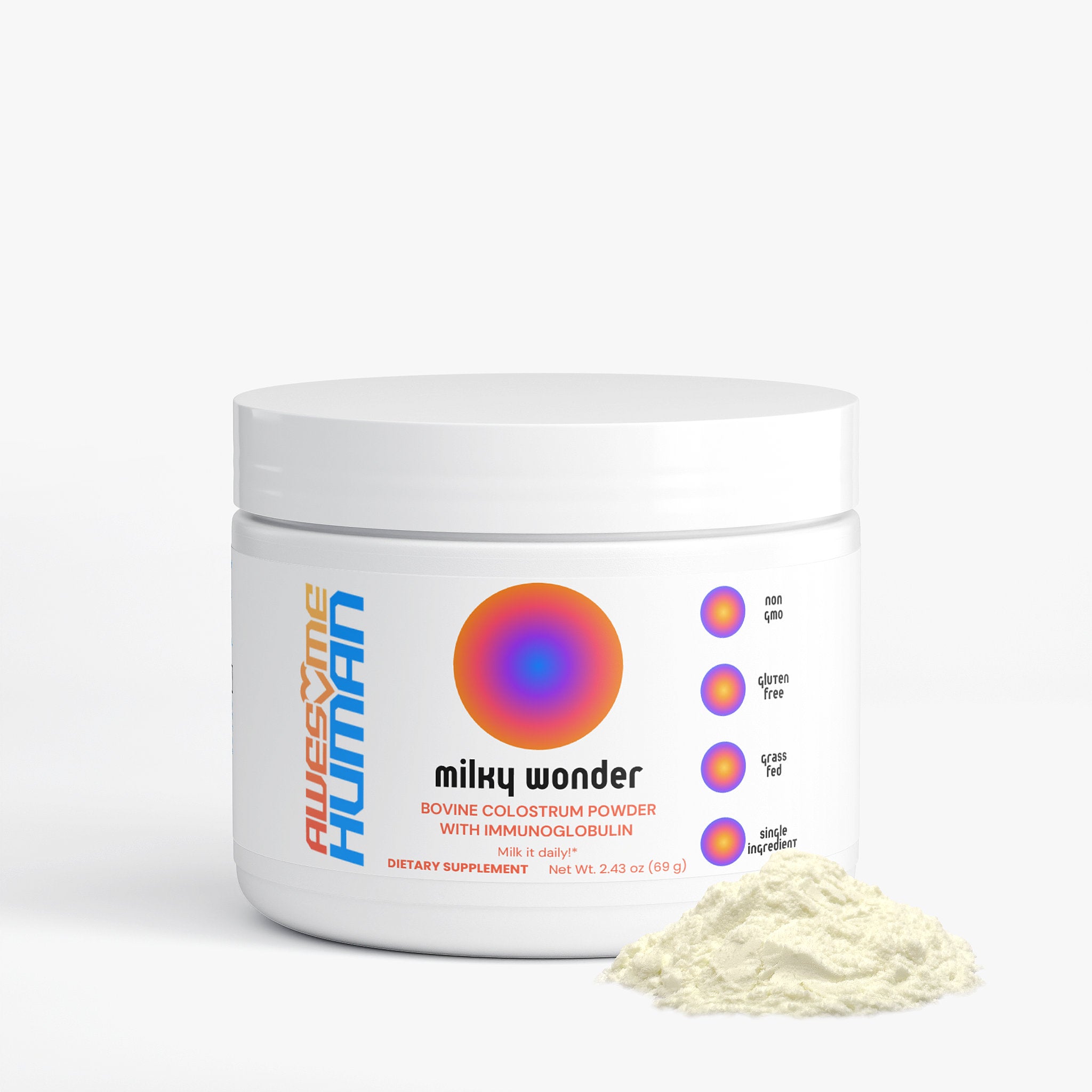 Milky Wonder | Colostrum Powder | Immune, Gut, and Post Workout Support