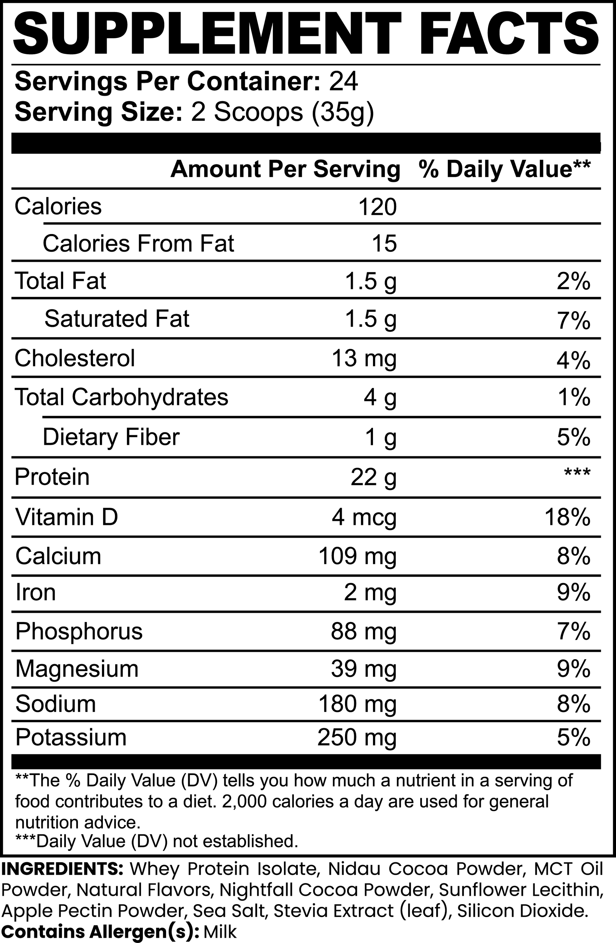 Humongous | 100% Whey Protein Isolate (Chocolate)