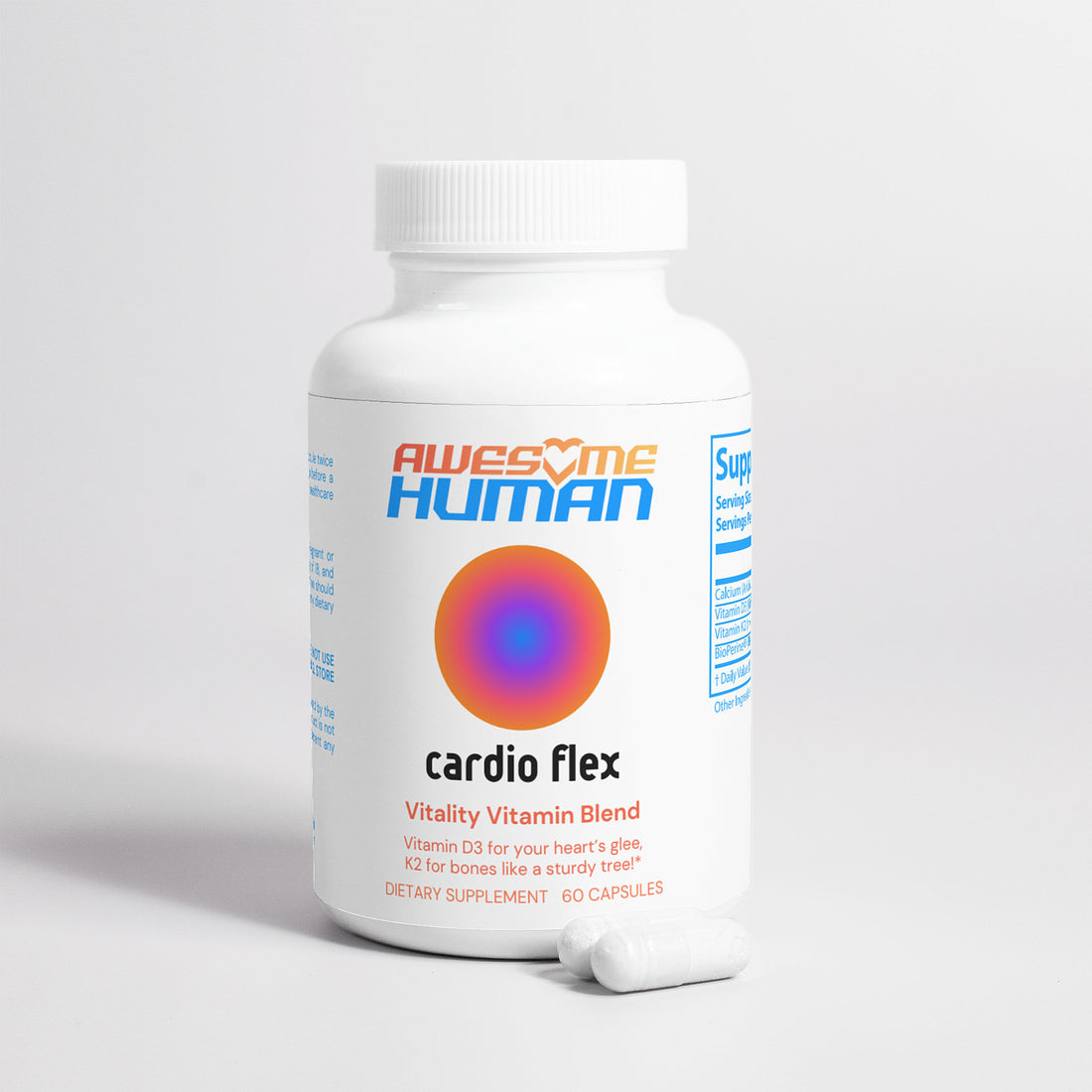 Awesome Human vitamin D2 and K3 for stronger heart and muscles 